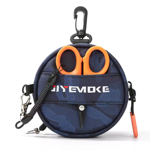 Sac de pêche multifonctionnel Luya en carbone, sac banane étanche pour la pêche en extérieur, fermeture éclair, matériau en membrane cutanée, accessoires - Product Image 3