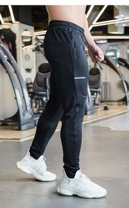 Pantalons pour hommes OEM délavés, décontractés, style sport, pantalons d'été pour hommes en stock pantalons de course - Product Image 2