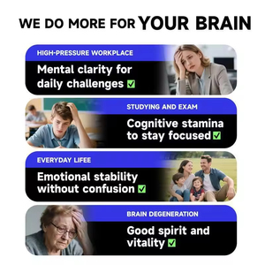 60 Cápsulas para el Cerebro para Adultos con Colágeno y Vitaminas, Mejoran la Memoria y el Sueño, Fabricación Personalizada al por Mayor, Procesamiento OEM - Product Image 3