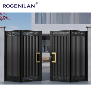 Rogenilan Derniers moteurs de <span class=keywords><strong>portail</strong></span> Robustes et lisses Aluminium de haute qualité Pliant automatique Résidentiel Portes d'allée extérieure - Product Image 2