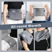 Ceinture chauffante menstruelle Hailicare alimentée par USB, en graphène ultra-doux, pour soulager les crampes abdominales, des épaules et de la taille