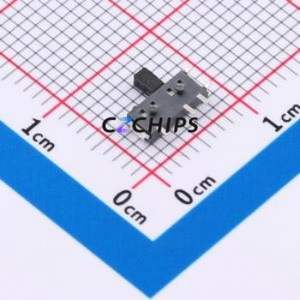 MSK12C02G25-B Slide Switch SMD-7P,6.7x2.8mm Switch Single Pole Double Throw Rectangle Pin Header SMD Tab 6.6mm - Product Image 2