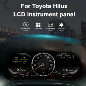Clúster Digital Cabina Virtual para <span class=keywords><strong>Toyota</strong></span> <span class=keywords><strong>Hilux</strong></span> 2016-2024 Panel de Instrumentos Velocímetro Reproductor Multimedia para Coche Pantalla de Tablero - Product Image 2