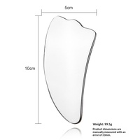 Planche Gua Sha en acier inoxydable de qualité supérieure, outil de massage pour la relaxation musculaire et la beauté du visage, outils de soin de la peau, outil de sculpture du visage
