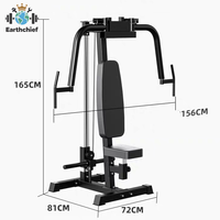 Appareil de musculation à charge libre pour exercices Pec Fly/Deltéens arrière, machine de pression bras-poitrine pour usage domestique