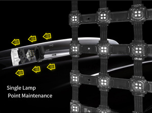 Led Mesh Screen Outdoor Led Mesh Video P15 P20 P30 P40 P50 P60 Waterproof Advertisement Display Led Grid Screen <strong>Net</strong> - Product Image 4