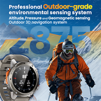 Remax Montre Intelligente Sportive Tactile 1.43" Étanche 5 ATM avec Suivi du Sommeil et de l'Activité GPS pour l'Extérieur
