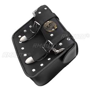 Alforjas Universales para Motocicleta, Bolsa Lateral para Herramientas, Bolsas de Almacenamiento de Equipaje de Cuero PU, Alforjas para Honda/Yamaha/Suzuki - Product Image 5