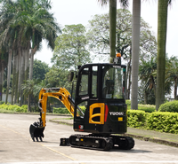 Mini-excavatrice EuroV EPA Yuchai U20 U35 2 tonnes 3,5 tonnes en stock