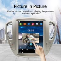 Reproductor Multimedia Vertical para Automóvil Tesla con Android 13 de 12.1 Pulgadas para Toyota Highlander 2001-2007, CarPlay Inalámbrico, GPS