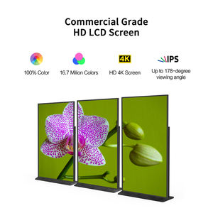 75 inç kapalı zemin ayakta olmayan dokunmatik tam ekran Android pencere Kiosk 4K dijital tabela <span class=keywords><strong>LCD</strong></span> ekran - Product Image 5