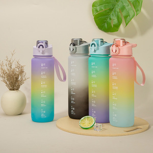 Borraccia da 1L all'Ingrosso con Manico Sfumato e Cordino, Grande Capacità, Portatile per Sport all'Aperto e Scuola per Bambini, Spedizione Gratuita - Product Image 2