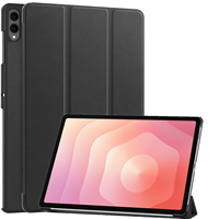 Étui de protection multi-couleurs en cuir PU avec support pliable et fonction veille/réveil automatique pour tablettes Samsung Galaxy Tab S11 Ultra S12 Ultra