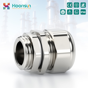 Waterdichte IP68 industriële kabeldoorvoer met lage spanning, metalen connector, draadverbindingen, messing materiaal voor draadmaten M12-M63 - Product Image 6