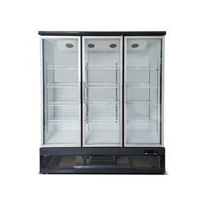 Congélateur Commercial Vertical Nouvelle Conception Trois Portes Vitrées Dégivrage <span class=keywords><strong>Automatique</strong></span> Réfrigération Monotempérature - Product Image 2
