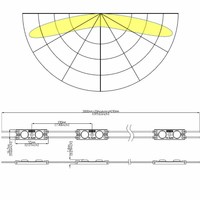 DC 12V 3030 3 Puces Bbacklit A MENÉ Des Modules pour la Boîte D'éclairage