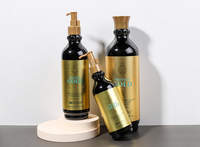 Crème Lotion de Traitement Capillaire Nano Kératine Pure Bio Straighten Cure pour Lissage Brésilien Doré