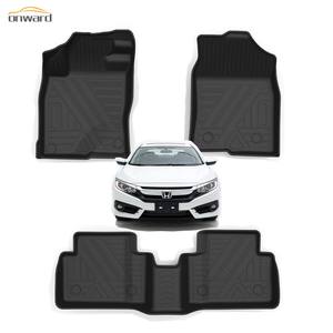Alfombrilla de Coche Antideslizante e Impermeable para <span class=keywords><strong>Honda</strong></span> Civic 2022-2025, Volante a la Derecha, TPE, Nueva Llegada de Onward Wholesale - Product Image 2