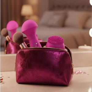 Masajeador de Clítoris Giratorio de Silicona Suave Recargable por USB, Resistente al Agua IPX6, de 10 Velocidades, con Forma de Hongo Rosa, de Alta Calidad - Product Image 6