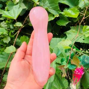 크리스탈 섹스토이 로즈 쿼츠 딜도 케겔 볼 로즈 쿼츠 요니 완드 마사지기 힐링 스톤 여성용 크리스탈 페니스 - Product Image 5