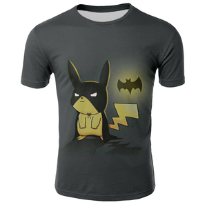 Stampante per Magliette Go Fashion <span class=keywords><strong>Pikachu</strong></span>, T-Shirt Stampate Harajuku Hiphop Sostenibili in Maglia con Teschi, Manica Corta per Uomo - Product Image 1