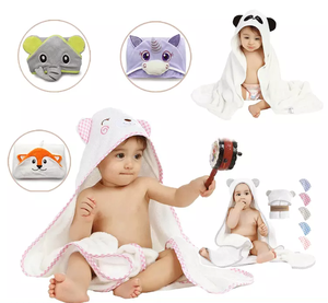 Serviette pour bébé en coton mousseline écologique à 6 couches - Serviette <span class=keywords><strong>de</strong></span> <span class=keywords><strong>bain</strong></span> hypoallergénique pour nouveau-né - Product Image 2