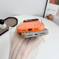 Étui de téléphone magnétique de luxe mince 2026 pour iPhone 17-17 Pro Max, coque rigide en PC avec design givré, protection d'écran incluse