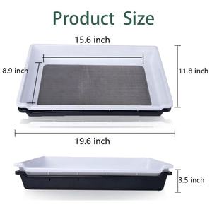 Plateau de coupe pour herbes NatureHydro en plastique avec tamis, moulage par injection, 500x330x88mm - Product Image 4