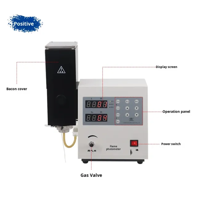 China ZHE Flame Photometer 1 Year Warranty Customizable ODM/OEM Fertilizer Cement Potassium/Sodium Element Detection Laboratory