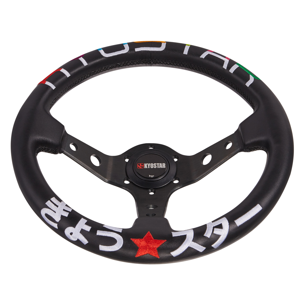 【国内発送】レザーステアリングホイール,ヒョウ柄 JDMハート型,15インチ 国内発送】レザーステアリングホイール,ヒョウ柄 JDMハート型,15