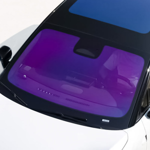 Film caméléon violet résistant aux rayures et aux brouillards salin, isolation thermique à 98%, VLT à 72%, <span class=keywords><strong>teinte</strong></span> pour pare-brise avant de voiture - Product Image 2