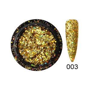 ผงเลเซอร์สีทอง เงิน รุ้ง ไทเทเนียม แบบมีประกายวิบวับ หรูหรา ไม่มีกลิ่น สำหรับ<span class=keywords><strong>ต</strong></span>กแ<span class=keywords><strong>ต</strong></span>่งเล็บ สีสันสวยงาม - Product Image 3