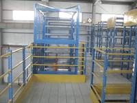 Système de plancher en mezzanine multi-niveaux combiné Deno, résistant à la corrosion, en acier électrostatique Q235, capacité de 500 kg, économique