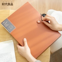 Carpeta de Documentos a Prueba de Polvo de Gran Capacidad, Organizador de Archivos de Escritorio de Oficina, Caja de Almacenamiento de Plástico para la Escuela y la Oficina