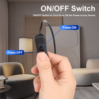 Cable de Extensión USB 2.0 con Interruptor de Encendido/Apagado, Conectores Macho/Hembra (Alimentación de Datos), Blindado con Lámina de PVC, Conductor de Cobre Puro
