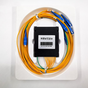 Divisor Óptico PLC Mini de Tubo de Acero APC UPC Monomodo 1x2 1x4 1x8 1x16 1x32 1x64 - Product Image 5