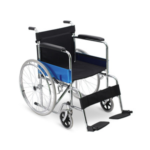 Silla de ruedas manual Hiroka Yasu W809F con ruedas grandes de 24 pulgadas, plegable y portátil para la movilidad y viajes de personas mayores - Product Image 1