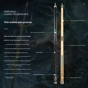 Stecca da Biliardo Cuetec Legend <span class=keywords><strong>Poseidon</strong></span> in Fibra di Carbonio con Giunto Centrale 1/2, Incisione 3D, Tecnologia Athena Black per Biliardo a Nove Palle - Product Image 5