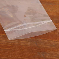 Sacs en plastique transparents refermables personnalisés avec fermeture éclair pour emballage de bijoux, sacs refermables transparents avec fermeture éclair et joint de maintien