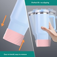 Nouvelle Housse de Protection et Manchon Antidérapant Antichoc en Silicone Personnalisé pour Gobelet d'Eau, Utilisation Extérieure Certifiée