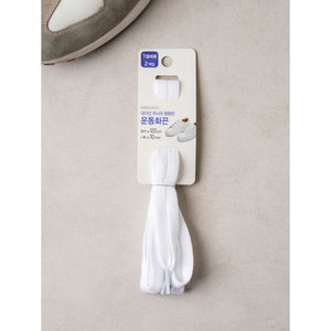 Lacci delle scarpe da ginnastica con cinturino diagonale bianco da 10 mm con lacci per scarpe sportive Premium - Product Image 1