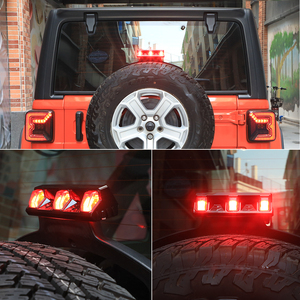 Nouveau design LED JL troisième feu stop pour Jeep Wrangler JL <span class=keywords><strong>2018</strong></span> 2019 troisième feu stop à montage élevé - Product Image 2