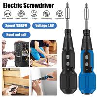 Tournevis électrique intégré manuel ZHIXIN petit tournevis électrique poignée droite Rechargeable 3.6V tournevis électrique