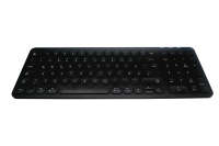 Sampel gratis sakelar gunting 100 kunci ABS Teclado 2.4Ghz Biru gigi 5.4 nirkabel RF Keyboard game