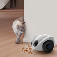 Neuer Intelligenter Hundeleckerli-Kamera-Roboter mit Laser, Automatischer Gehfunktion, Überwachung, 2-Wege-Audio für Hunde und Katzen, Ferngesteuerter Haustier-Begleiter