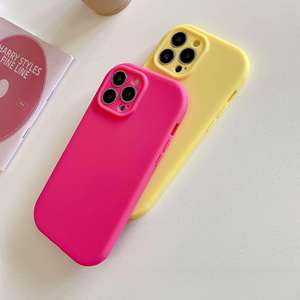 Coque de téléphone pour iPhone 15, trou précis, mignonne et dodue, coque de téléphone créative en TPU de couleur unie pour iPhone 16, coque de téléphone dodue et volumineuse - Product Image 5