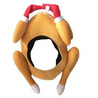 Sombrero de pavo de carnaval, sombrero de pierna de pollo de Halloween de Acción de Gracias, sombrero divertido creativo de dibujos animados para adultos