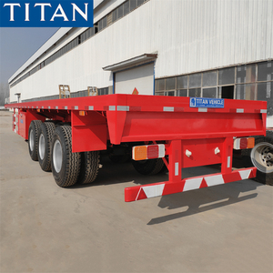 TITAN Xe-40 Ft-60 Ft <span class=keywords><strong>Container</strong></span> Giao Thông Vận Tải Bán <span class=keywords><strong>Trailer</strong></span> Khớp Nối 40 Feet Phẳng Xe Tải <span class=keywords><strong>Trailer</strong></span> Sản Xuất Tại Trung Quốc - Product Image 4