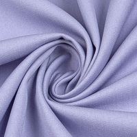 Tissu denim plat élastique 40 fils, tissé en polyester et coton mélangés, teint, doux, résistant aux plis, anti-bouloches, uni moyen, pour garçons