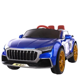 2022 Ride-On Kids Coche eléctrico de juguete Unisex ABS Plástico Triciclo Cuero Control remoto Luz MP3 Rueda alimentada por batería